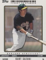 2009 Topps Ticket To Stardom - Kurt Suzuki #94