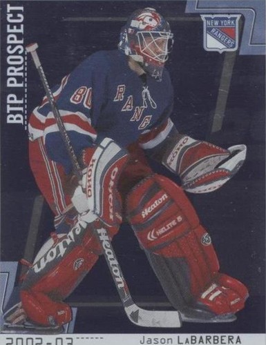 2002-03 In the Game Be A Player Between the Pipes - Jason LaBarbera #86