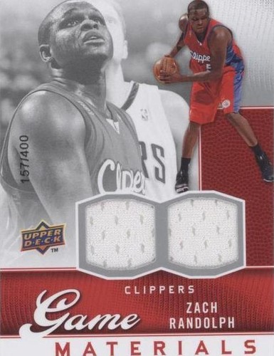 2009-10 Upper Deck - Zach Randolph #GJ-ZR
