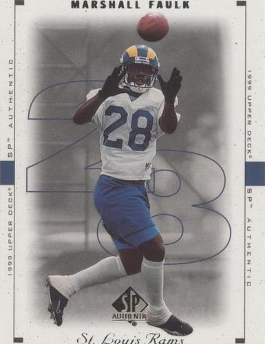 1999 SP Authentic Marshall Faulk #69