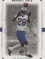 1999 SP Authentic Marshall Faulk #69