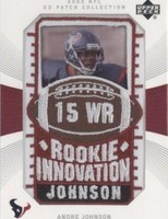 2003 Upper Deck UD Patch Collection Andre Johnson #136