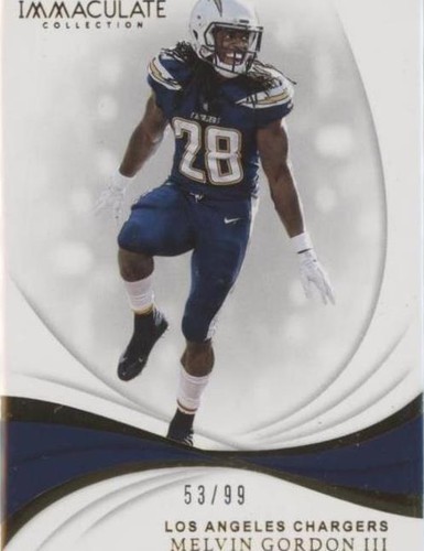 2019 Panini Immaculate Collection Melvin Gordon #49