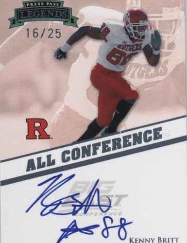 2009 Press Pass Legends Kenny Britt #AC-KB