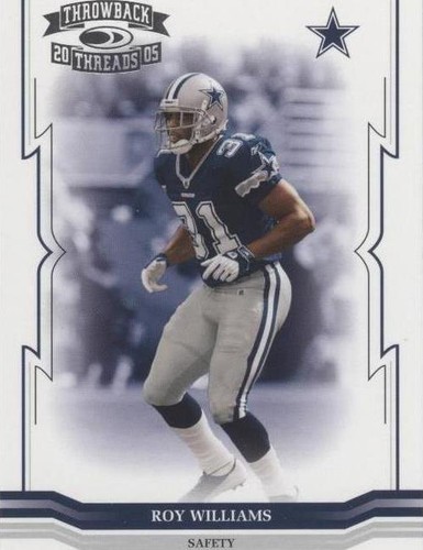 2005 Donruss Throwback Threads Roy Williams #40