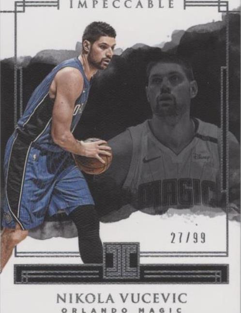 2017-18 Panini Impeccable - Nikola Vucevic #80