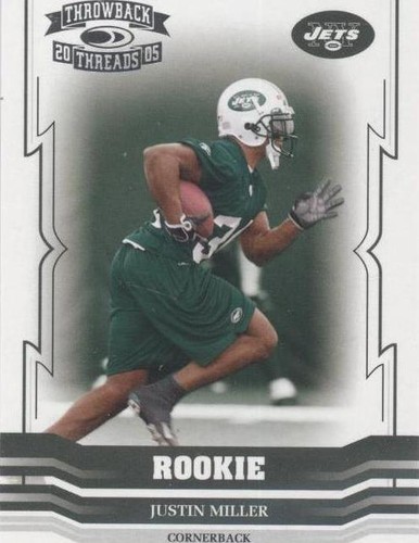 2005 Donruss Throwback Threads Justin Miller #165