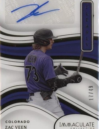 2023 Panini Immaculate Collection - Zac Veen #CIS-ZV