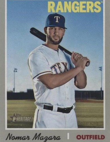 2019 Topps Heritage - Nomar Mazara #462