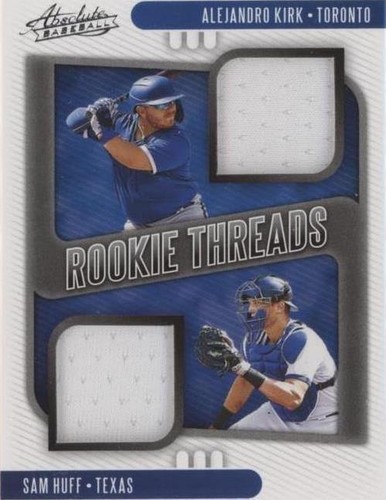 2021 Panini Absolute - Alejandro Kirk Sam Huff #RTD-AK