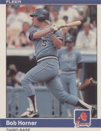 1984 Fleer - Bob Horner #181