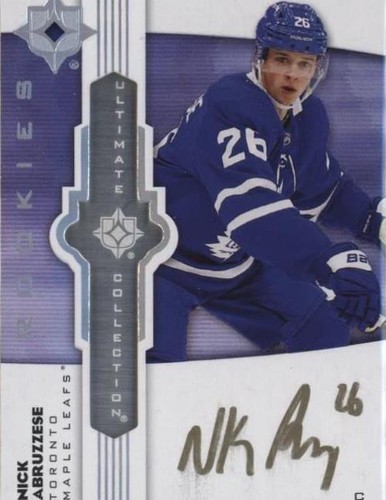 2022-23 Upper Deck Ultimate Collection - Nicholas Abruzzese #UE-NA