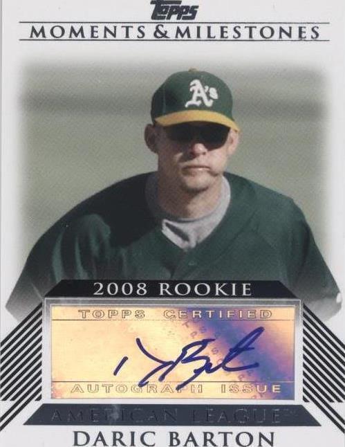 Topps Moments & Milestones 2008 - Daric Barton #RA-DB