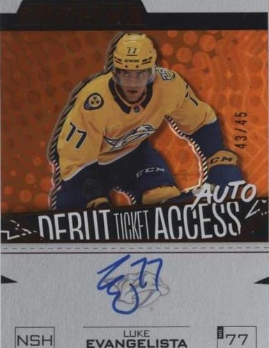2023-24 Upper Deck Credentials - Luke Evangelista #DTAA-LE