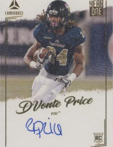 2022 Panini Luminance D'Vonte Price #YSR-DPR