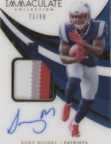 2018 Panini Immaculate Collection Sony Michel #112