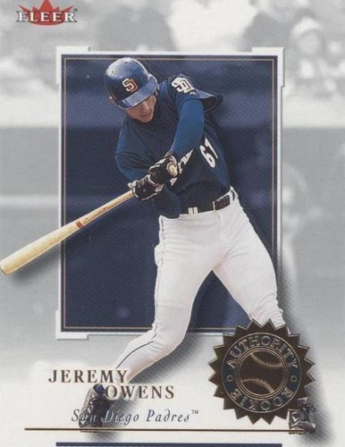 2001 Fleer Authority - Jeremy Owens #116