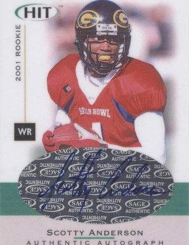 2001 SAGE Hit Scotty Anderson #A11
