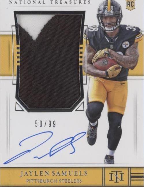 2018 Panini National Treasures Jaylen Samuels #181