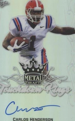 2017 Leaf Metal Draft Carlos Henderson #TK-CH1