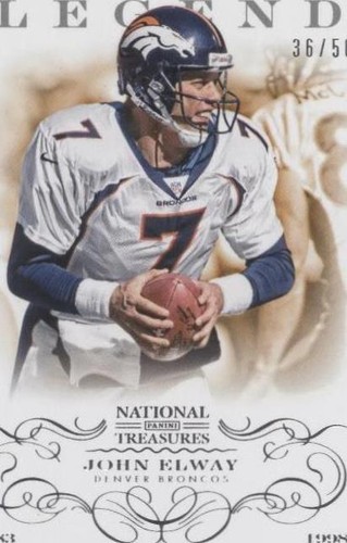 2013 Panini National Treasures John Elway #130