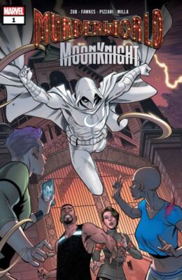 Murderworld: Moon Knight (1C) Murderworld, Murder by Moonlight Walmart Variant M