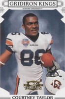 2007 Donruss Threads Courtney Taylor #CGK-7