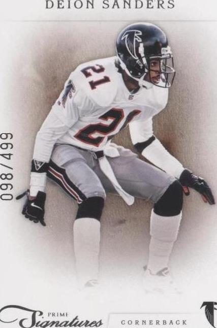 Panini Prime Signatures 2011 Deion Sanders #49