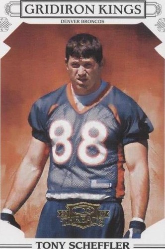 2007 Donruss Threads Tony Scheffler #PGK-43