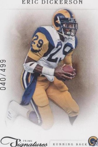 2011 Panini Prime Signatures Eric Dickerson #63