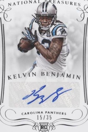 2014 Panini National Treasures Kelvin Benjamin #S-KB