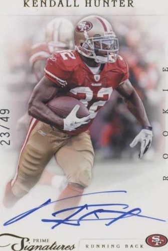 2011 Panini Prime Signatures Kendall Hunter #246