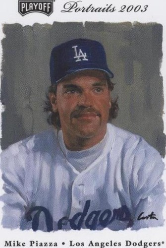 2003 Playoff Portraits - Mike Piazza #144