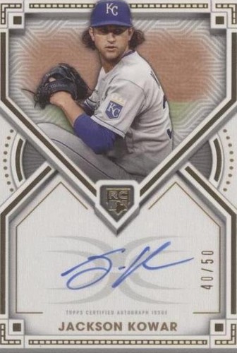 2022 Topps Definitive Collection - Jackson Kowar #DRA-JK