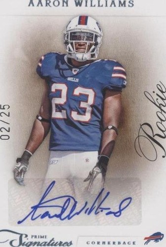 2011 Panini Prime Signatures Aaron Williams #176