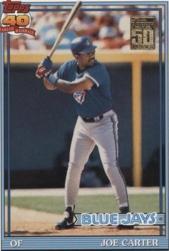 2001 Topps Traded & Rookies - Joe Carter #T136