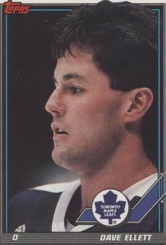1991-92 Topps - Dave Ellett #381