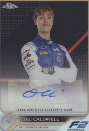 2022 Topps Chrome Formula 1 - Olli Caldwell #CAC-OC