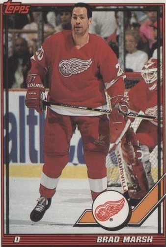 1991-92 Topps - Brad Marsh #19