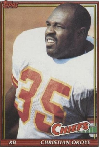 1991 Topps Christian Okoye #149