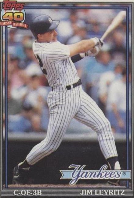 1991 Topps - Jim Leyritz #202