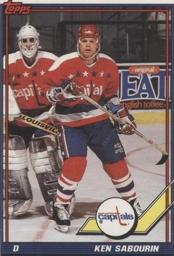 1991-92 Topps - Ken Sabourin #43