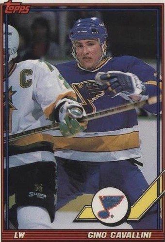 1991-92 Topps - Gino Cavallini #281