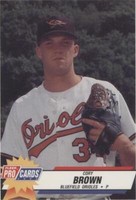 1993 Fleer ProCards Minor League - Cory Brown #4117