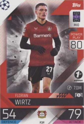 Florian Wirtz - Topps UEFA Club Competitions Yellow Foil Florian Wirtz - Topps UEFA Club Competitions Yellow Foil