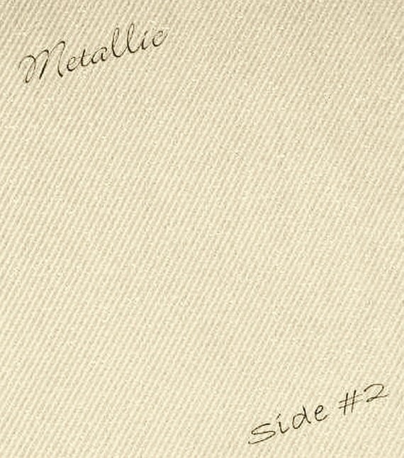 METALLIC Antique Radio SPEAKER Cloth Fabric Grille Repair - #O - Ivory