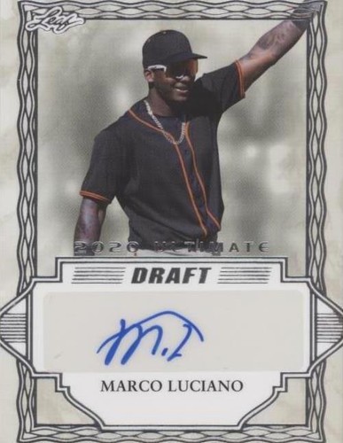 2020 Leaf Ultimate Draft - Marco Luciano #BA-ML1