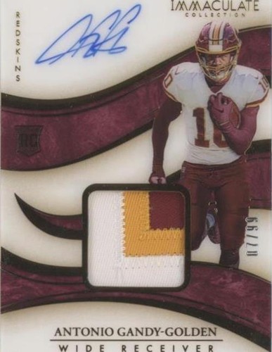 2020 Panini Immaculate Collection Antonio Gandy-Golden #140