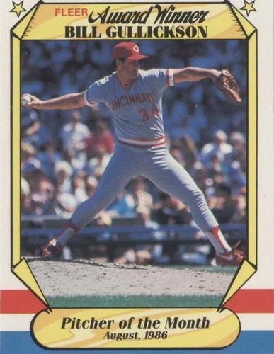 1987 Fleer Award Winners - Bill Gullickson #18