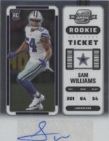 2022 Panini Contenders Optic Sam Williams #195